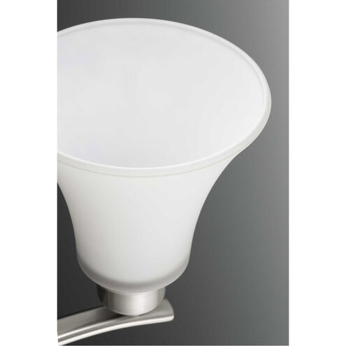 Athy 3 Light 22 inch Brushed Nickel Bath Vanity Wall Light